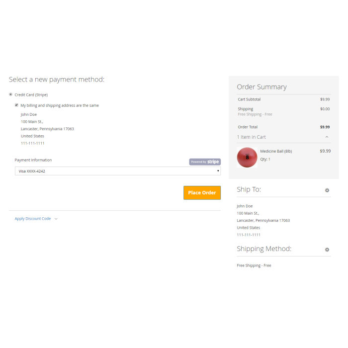 Stripe Payments for Magento 2