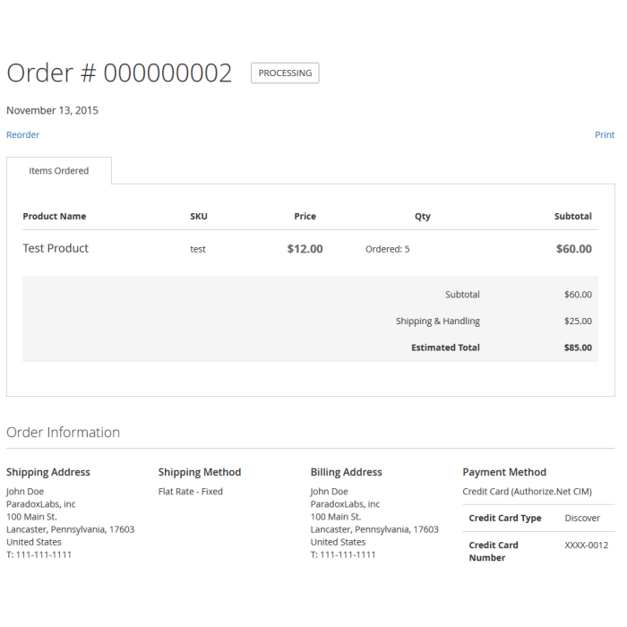 Authorize.net CIM for Magento 2