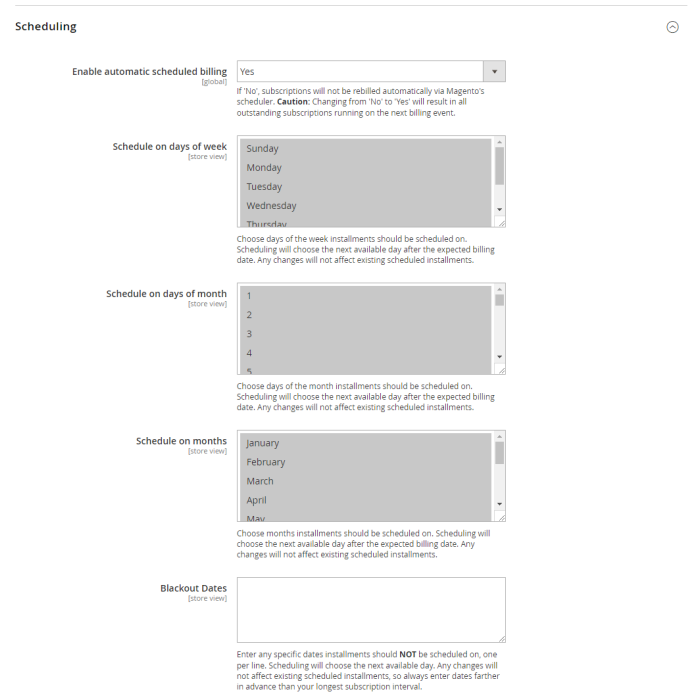 Adaptive Subscriptions for Magento 2