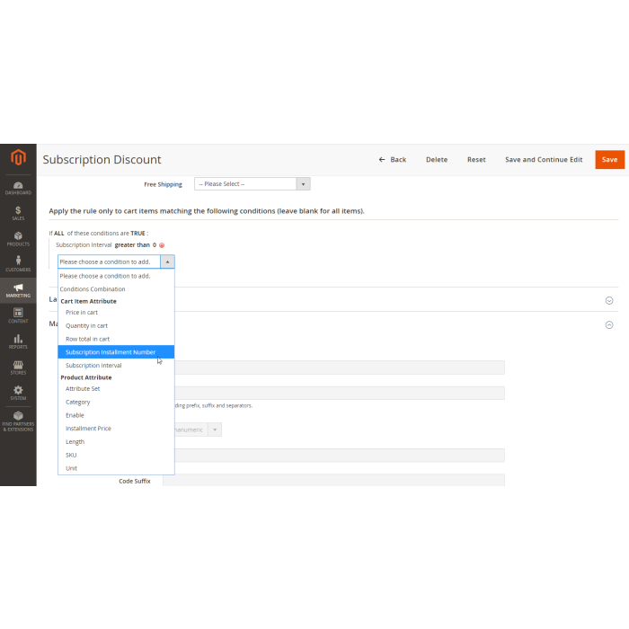 Adaptive Subscriptions for Magento 2