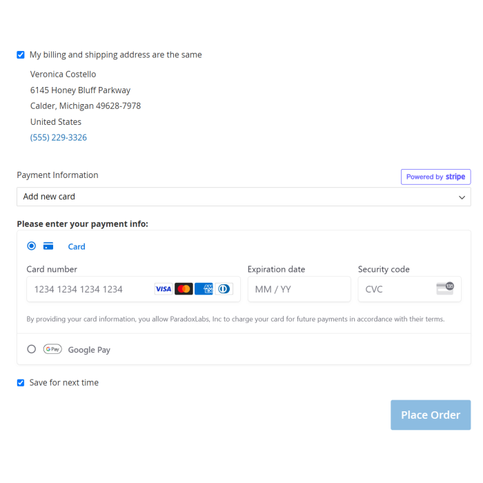 Stripe Payments for Magento 2