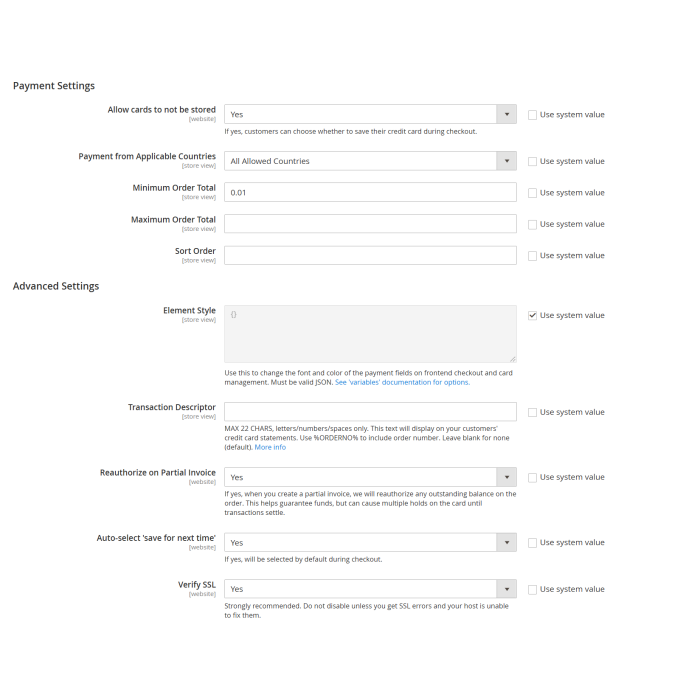 Stripe Payments for Magento 2