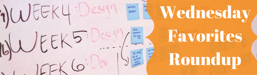 whiteboard with post-it notes